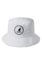 Women's Kangol Cotton Bucket Hat - White