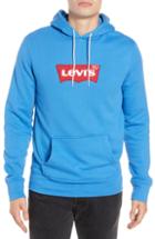 Men's Levi's Original Logo Applique Hoodie - Blue