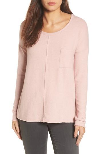 Women's Caslon Pocket Top, Size - Pink