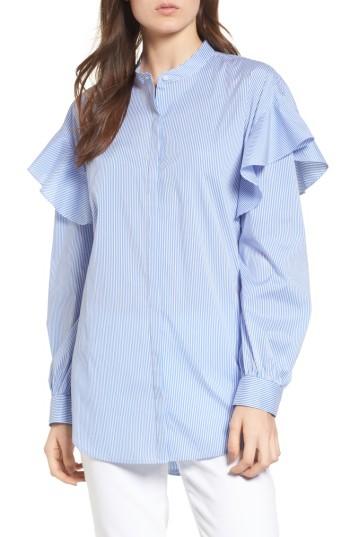 Women's Trouve Ruffle Shoulder Blouse