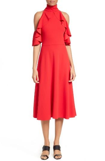 Women's Tracy Reese Midi Dress - Red