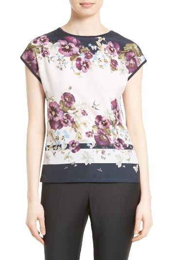 Women's Ted Baker London Deniise Mixed Media Tee