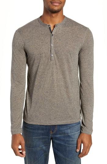 Men's John Varvatos Star Usa Neppy Henley T-shirt - Green