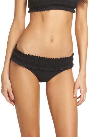 Women's Tory Burch Costa Hipster Bikini Bottoms - Black