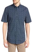 Men's Nordstrom Men's Shop Regular Fit Non-iron Sport Shirt - Blue