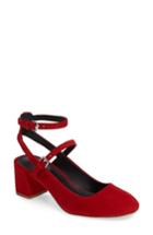 Women's Rebecca Minkoff 'brooke' Ankle Strap Pump .5 M - Red