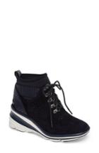 Women's Jambu Offbeat Perforated Wedge Sneaker .5 M - Blue