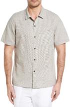 Men's John W. Nordstrom Fit Linen Blend Camp Shirt