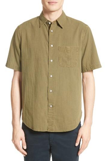 Men's Rag & Bone Standard Issue Beach Trim Fit Sport Shirt - Green