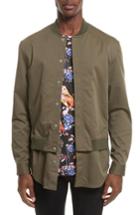 Men's 3.1 Phillip Lim Bomber Shirt Jacket - Green