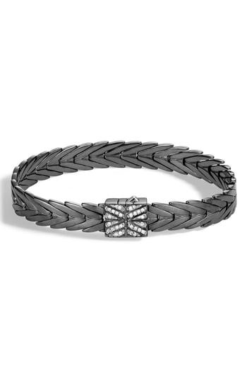 Women's John Hardy Modern Chain Diamond Pave Bracelet