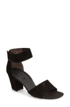 Women's Paul Green 'wells' Ankle Strap Sandal Us / 4.5uk - Black