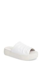 Women's Jslides Alura Platform Slide Sandal M - White