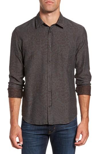 Men's Billy Reid Kirby Slim Fit Jacquard Sport Shirt