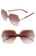 Women's Bp. Translucent Square Sunglasses - Ombre Brown