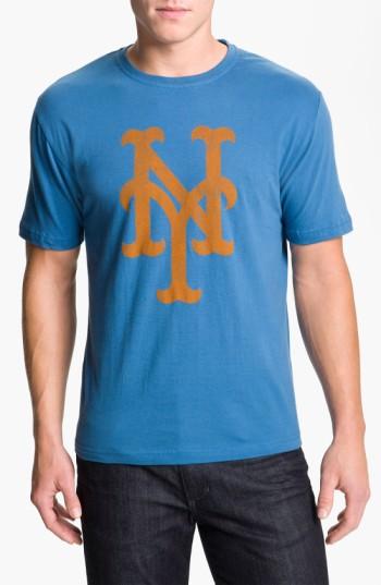 Men's Wright & Ditson 'new York Mets' Baseball T-shirt - Blue