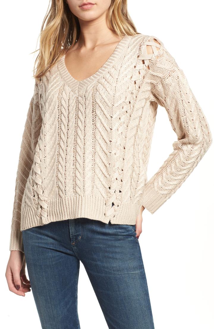 Women's Madewell Patch Pocket Pullover Sweater - Green