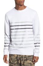 Men's Antony Morato Stripe Fleece Sweatshirt - White