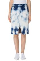 Women's J Brand Trystan Bleached Denim Midi Skirt