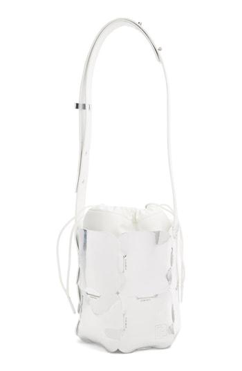 Paco Rabanne Small Metallic Leather Hobo - Metallic