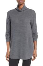 Women's Eileen Fisher Fine Rib Merino Turtleneck Tunic