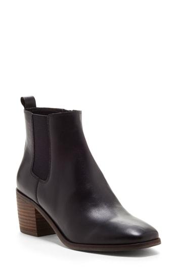 Women's Lucky Brand Maiken Chelsea Bootie M - Black