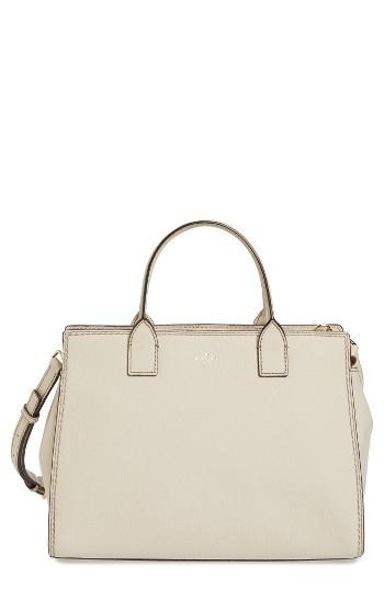 Kate Spade New York Dunne Lane Lake Leather Satchel - Ivory
