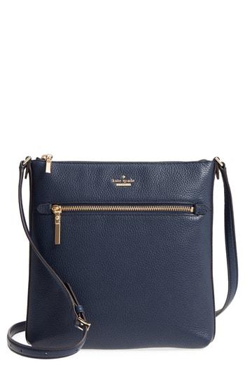 Kate Spade New York Oakwood Street - Malia Leather Crossbody Bag - Blue