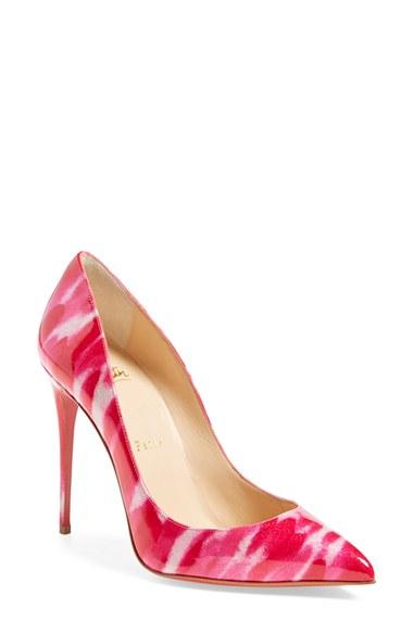 Women's Christian Louboutin 'pigalle Follies' Pointy Toe Pump Us / 39eu - Pink