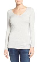 Women's Halogen Double V-neck Tee