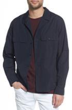 Men's Vince Fit Shirt Jacket, Size Small - Blue