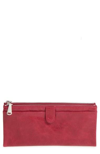 Women's Hobo 'taylor' Glazed Leather Wallet -