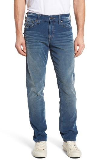 Men's True Religion Brand Jeans Geno Slim Fit Corduroy Pants - Blue