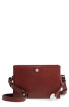 Lodis Business Chic Pheobe Rfid-protected Leather Crossbody Bag - Red