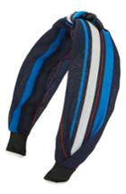 Cara Regatta Stripe Knot Headband, Size - Blue