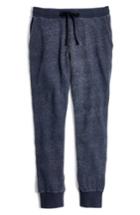 Women's Madewell Terry Trouser Sweatpants - Blue