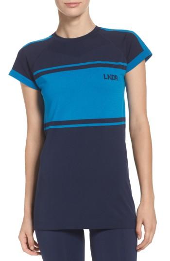 Women's Lndr Varsity Seamless Tee - Blue