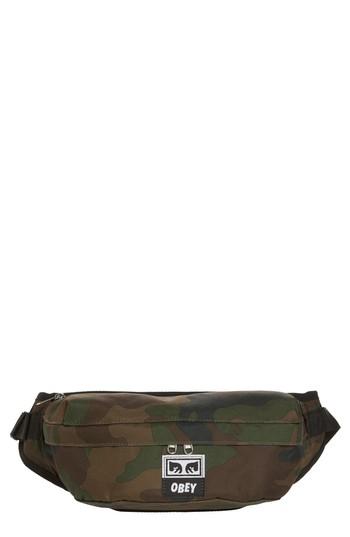 Men's Obey Drop Out Sling Bag - Green