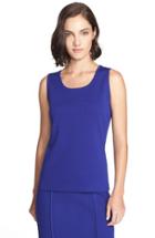 Women's St. John Collection Milano Knit Contour Tank - Blue