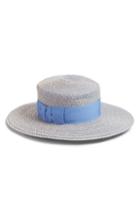 Women's Eric Javits 'gondolier' Boater Hat - Blue