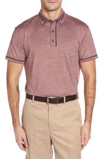 Men's Bobby Jones R18 Tech Chapman Welded Trim Polo - Red