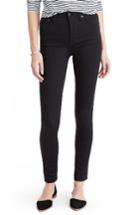 Women's Madewell High Rise Ankle Skinny Jeans - Black