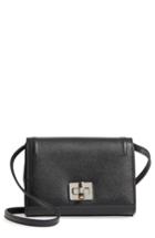 Serapian Milano Mini Ilenea Leather Crossbody Bag - Black