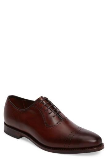 Men's Allen Edmonds 'vernon' Oxford Eee - Burgundy