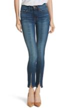 Women's Frame Le Skinny De Jeanne High Waist Zip Hem Skinny Jeans - Blue