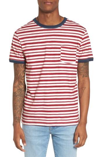 Men's The Rail Slub Stripe Ringer T-shirt - Ivory