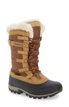 Women's Kamik Snowvalley Waterproof Boot With Faux Fur Cuff M - Brown