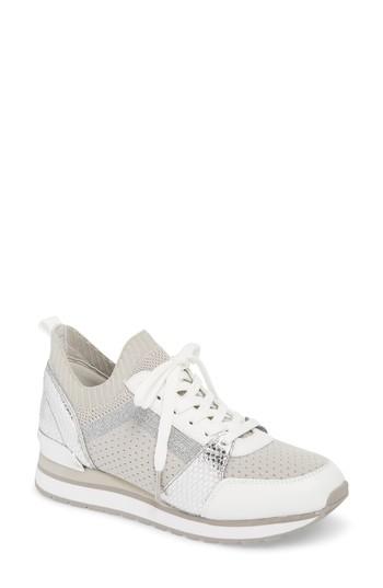 Women's Michael Michael Kors Billie Perforated Sneaker M - Metallic