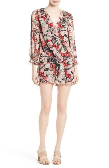 Women's Joie Ellar Floral Silk Romper