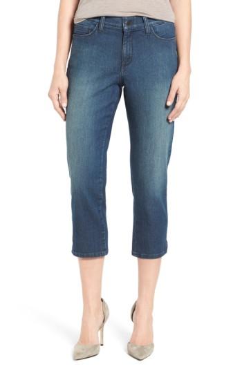 Women's Nydj Alina Stretch Capri Jeans - Blue